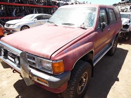 1988 Toyota 4Runner SR5 Burgundy 3.0L AT 4WD #Z21501